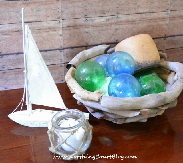 How To Make Glass Fishing Floats Using Clear Christmas Ornaments - Worthing  Court