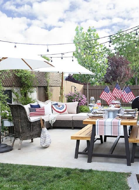 Decorating With Patriotic Red, White And Blue | Worthing Court