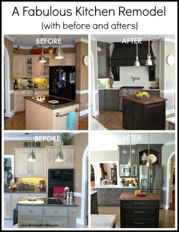 A Jaw-Dropping Gorgeous Kitchen Remodel - Before And After - Worthing ...