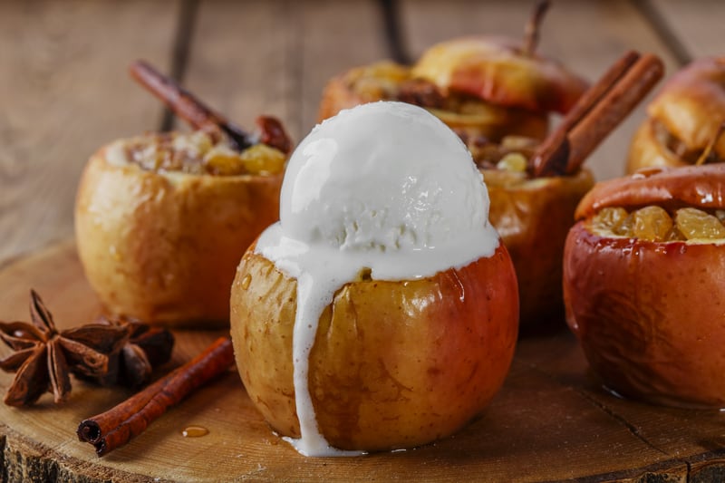 The World's Best Baked Honeycrisp Apples | Worthing Court