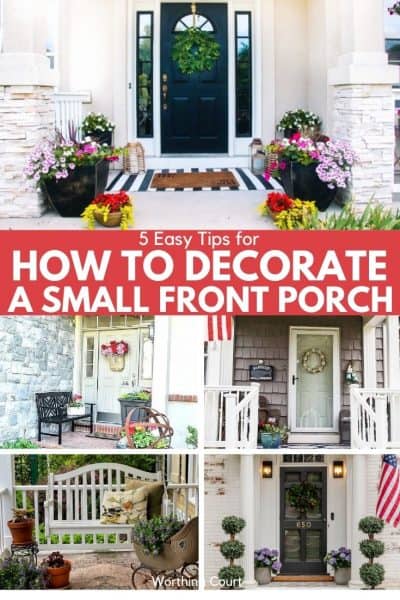 Maximize Style in Minimal Space: Small Front Porch Decorating Ideas ...