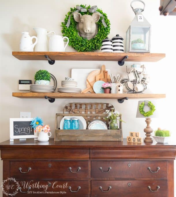 Welcoming Spring With Farmhouse Florals - Worthing Court | DIY Home ...