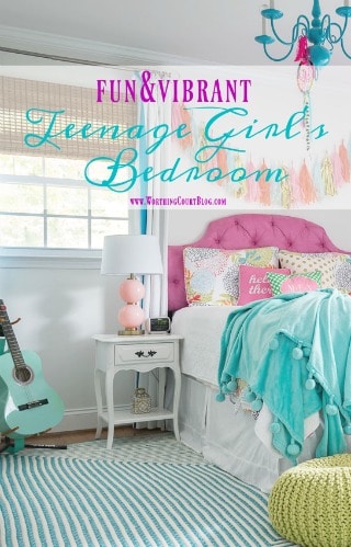 A Vibrant Teenage Girl's Bedroom - Worthing Court | DIY Home Decor Made ...