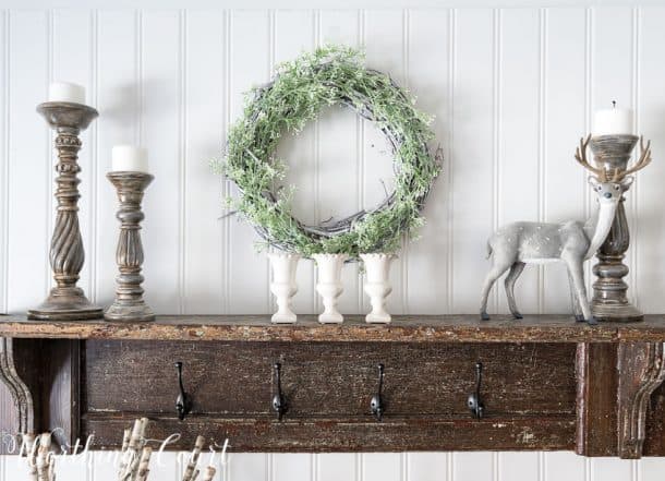 The Softer Side Of Winter In A Farmhouse Dining Room - Worthing Court ...