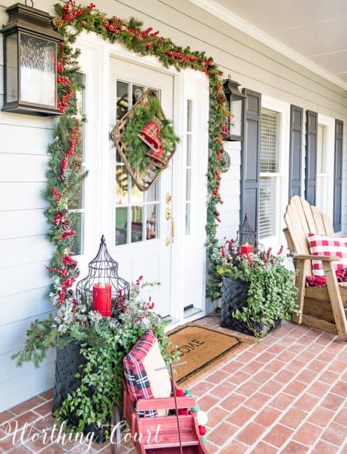 Welcome To My Festive And Cheery Christmas Front Porch - Worthing Court ...