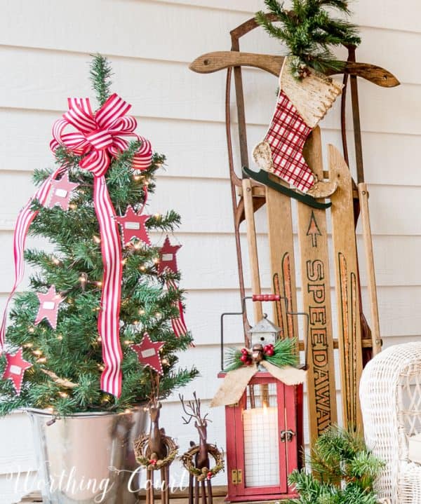 How To Decorate A Small Porch For Christmas - Worthing Court | DIY Home ...