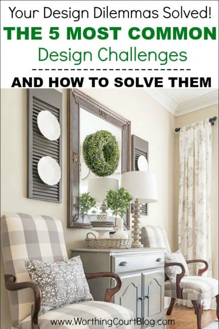 Tips for how how to decorate and solve the 5 most common design challenges