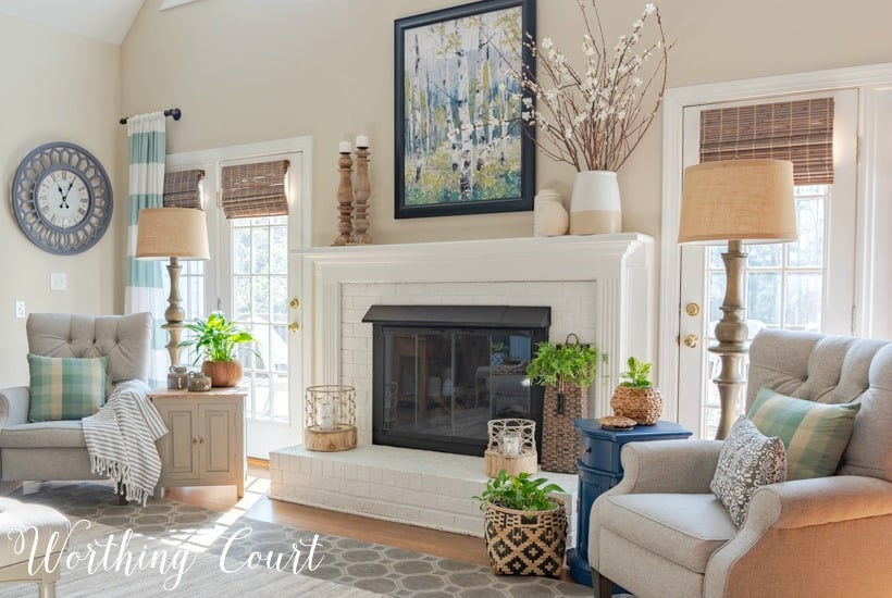 Family Room Makeover Reveal Just In Time For Spring | Worthing Court