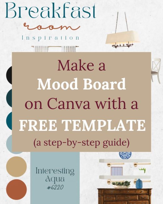 how to make a mood board pinterest graphic