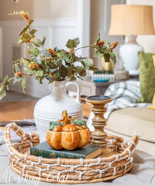 How To Decorate For Fall With Vignettes | Worthing Court