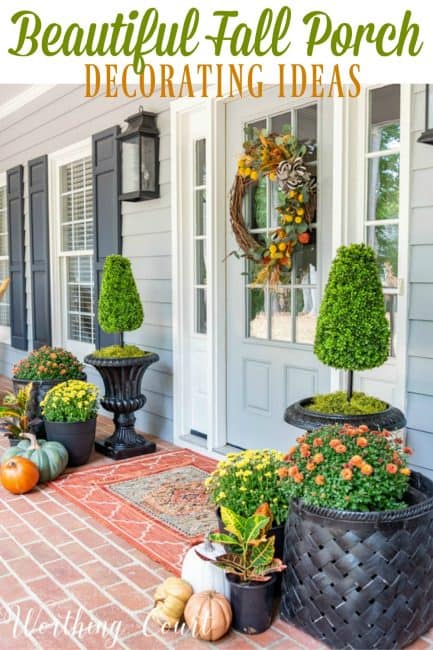 Inspiring Front Porch Decor Ideas For Fall | Worthing Court