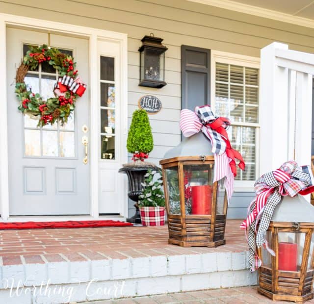 Christmas Porch Ideas For A Festive Welcome | Worthing Court