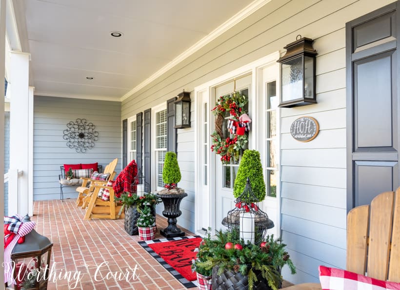 Christmas Porch Ideas For A Festive Welcome | Worthing Court