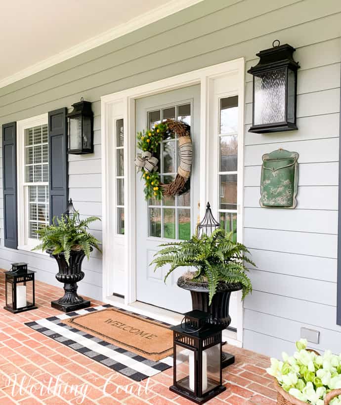 Spring Front Porch Tour And Decorating Ideas | Worthing Court