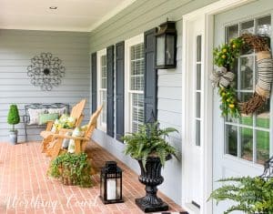 Spring Front Porch Tour And Decorating Ideas | Worthing Court