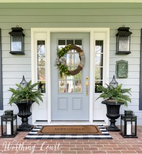 Spring Front Porch Tour And Decorating Ideas | Worthing Court