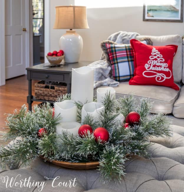 Classic, Updated Traditional Christmas Family Room Tour - Worthing ...