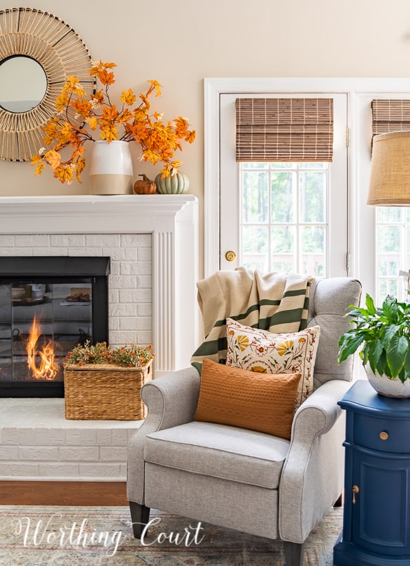 Fall Mantel and a Craft Project - Our Southern Home