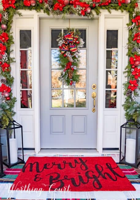 Cozy Cottage Christmas Front Porch Tour | Worthing Court