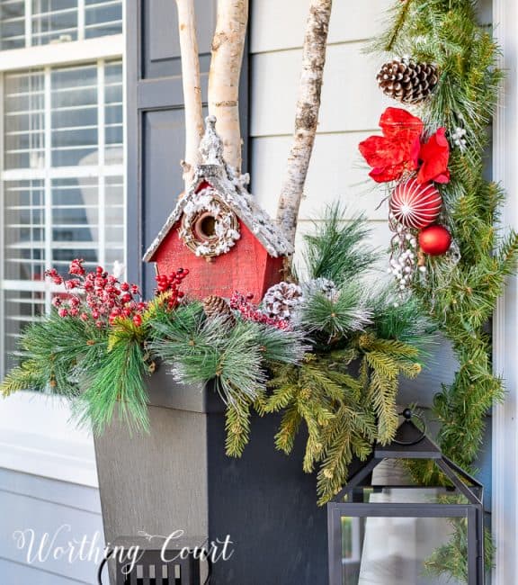 Cozy Cottage Christmas Front Porch Tour | Worthing Court