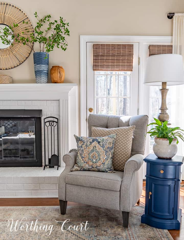 Blue And White Spring Home Tour | Worthing Court