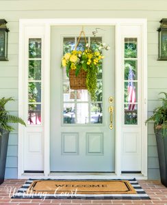 How To Create A Hanging Door Basket | Worthing Court