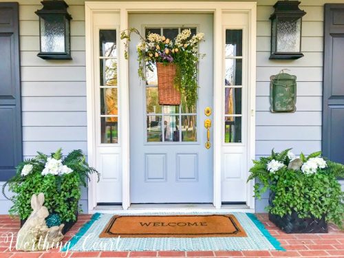 How To Create A Hanging Door Basket | Worthing Court