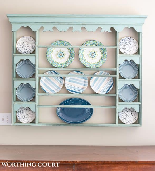 How To Decorate A Plate Display Rack