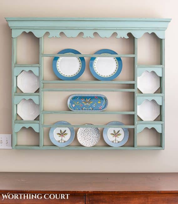 How To Decorate A Plate Display Rack