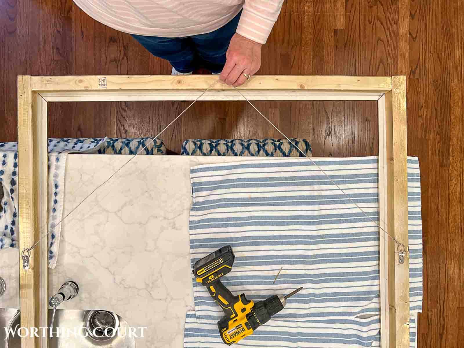 Making a large picture frame