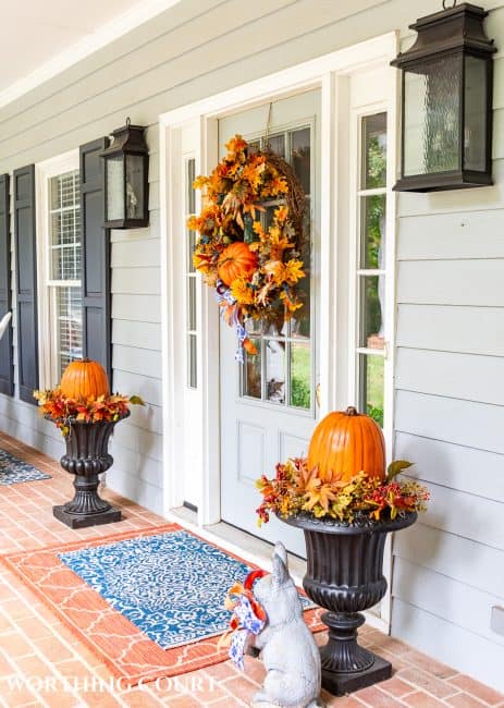 Easy Large Front Porch Decorating Ideas For Fall