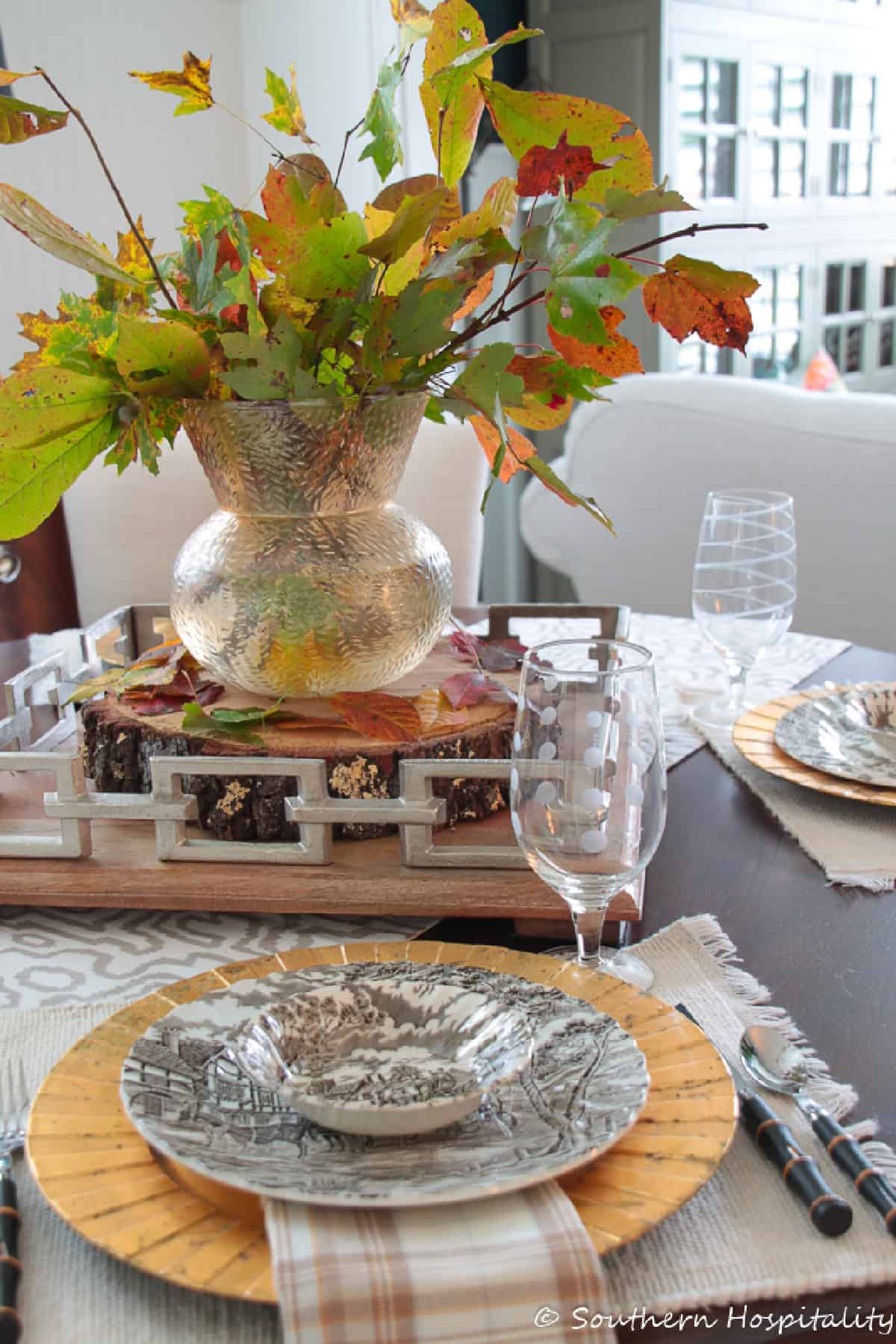 Thanksgiving table setting