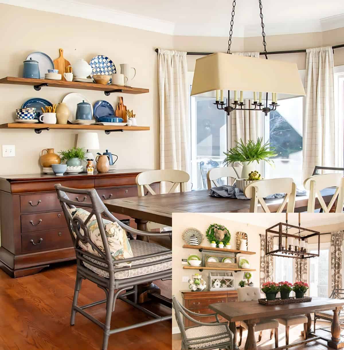 farmhouse style dining room