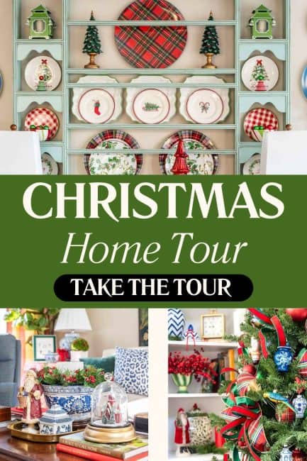 Christmas home tour pin